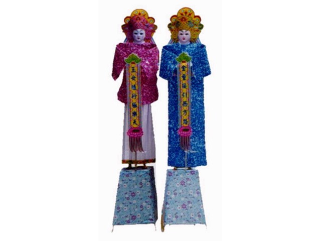金童玉女,金童玉女十字绣,金童玉女矢量图_点力图库