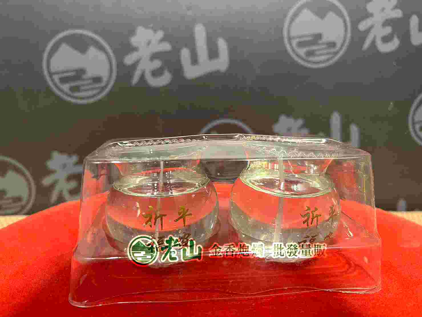 (透明)水晶蓮花燭補充包(對)
