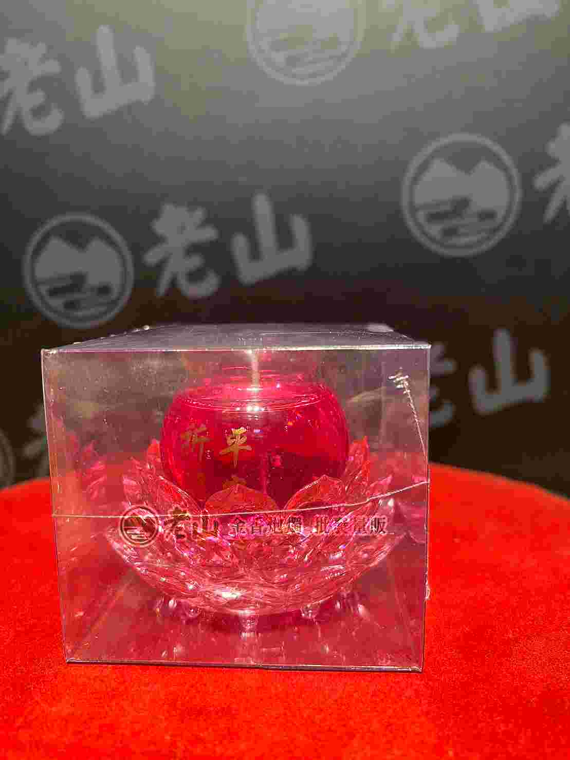(粉紅色)水晶蓮花燭(個)