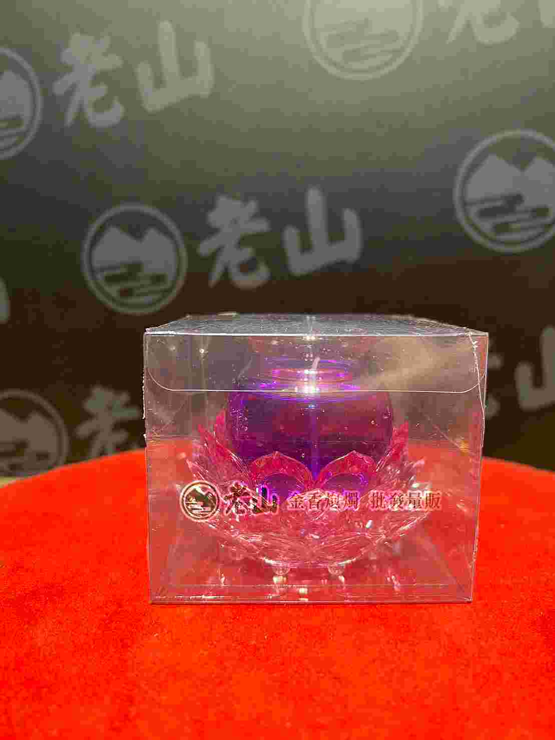 (紫色)水晶蓮花燭(個)