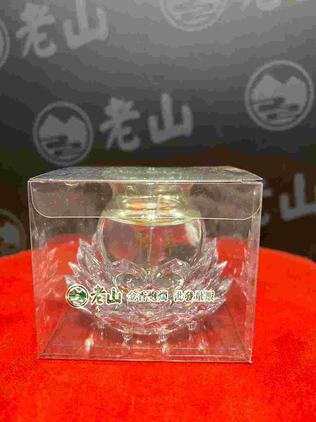 (透明)水晶蓮花燭(個)